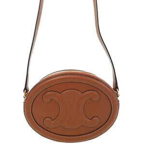 Celine Cuir Triomphe Oval Bag Shoulder
